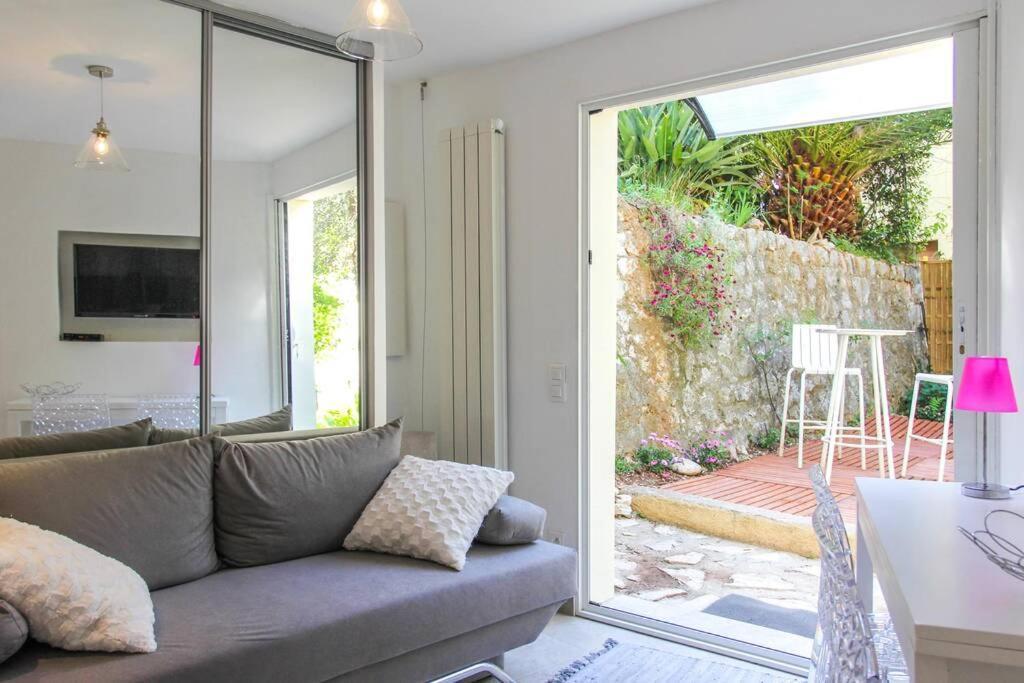 וילפראנש-סור-מר Appartement Lumineux Avec Terrasse Jardin Et Acces Piscine מראה חיצוני תמונה